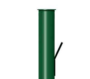 Столб круглый с усами диаметром 45 покрытие эмаль, высота 2,3 м (фото)