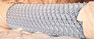 Сетка оцинкованная рабица (плетеная) 20х20х2мм рул.1,5х10м (фото)